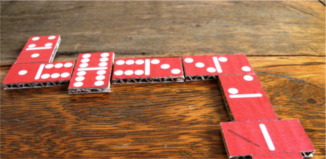 Como fazer o jogo do dominó - Mãos à Obra 