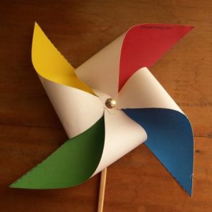 Catavento Colorido - Grátis!