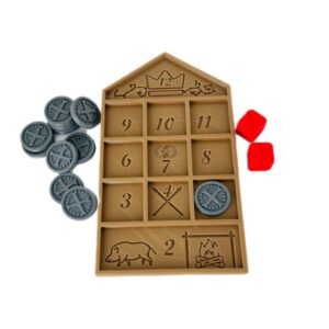 jogo de tabuleiro medieval casa da fortuna SisperDesign