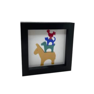 porta retratos quadrado de dois lados